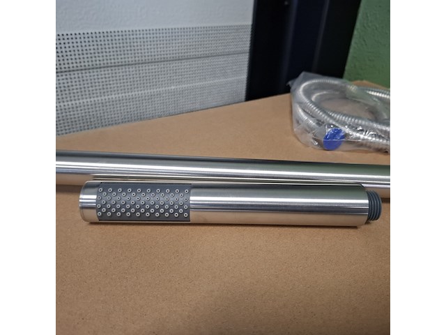 Regendoucheset opbouw, rvs geborsteld - afbeelding 5 van  8