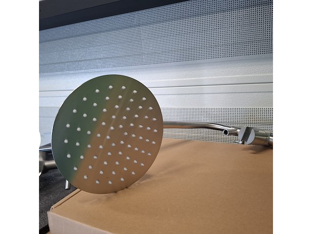 Regendoucheset opbouw, rvs geborsteld - afbeelding 6 van  8