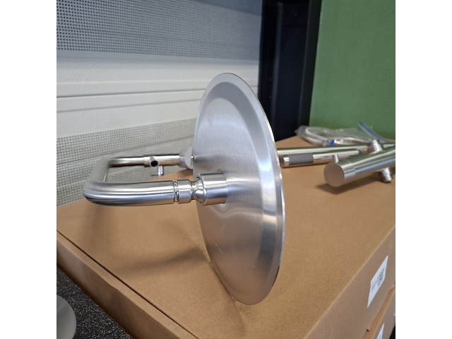 Regendoucheset opbouw, rvs geborsteld - afbeelding 8 van  8