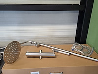 Regendoucheset opbouw, rvs geborsteld - afbeelding 1 van  7