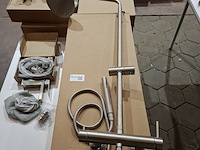 Regendoucheset opbouw, rvs - afbeelding 1 van  10