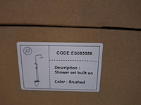 Regendoucheset opbouw, rvs - afbeelding 10 van  10