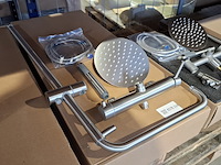 Regendoucheset, rvs geborsteld - afbeelding 1 van  4