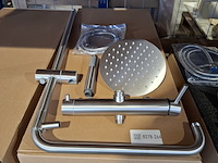 Regendoucheset, rvs geborsteld - afbeelding 2 van  4