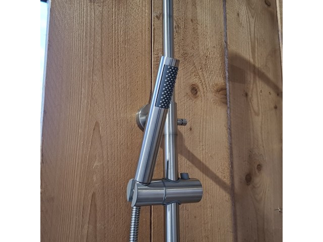 Regendoucheset, rvs geborsteld - afbeelding 4 van  7