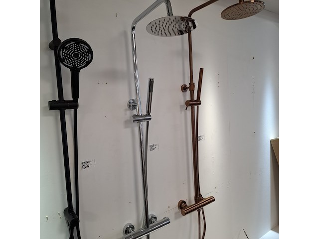 Regendoucheset sanisplash, chroom - afbeelding 3 van  9