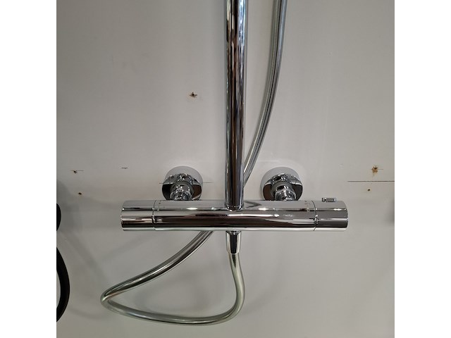 Regendoucheset sanisplash, chroom - afbeelding 7 van  9