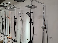 Regendoucheset sanisplash, mat zwart - afbeelding 5 van  11