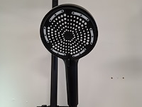 Regendoucheset sanisplash, mat zwart - afbeelding 8 van  11