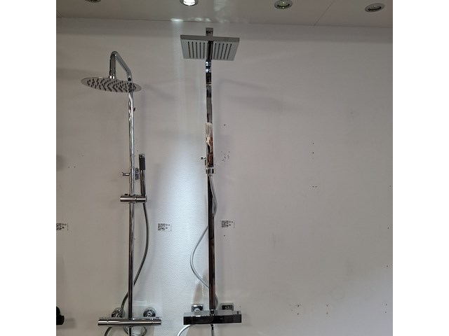 Regendoucheset sanisplash, squaro, chroom - afbeelding 3 van  10