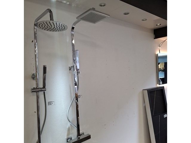 Regendoucheset sanisplash, squaro, chroom - afbeelding 4 van  10