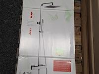 Regendoucheset, sanisplash, squaro, chroom - afbeelding 2 van  10
