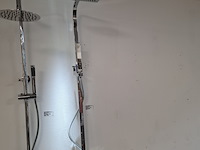 Regendoucheset, sanisplash, squaro, chroom - afbeelding 4 van  10