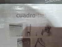 Regendoucheset tres, cuadro, chroom - afbeelding 5 van  7