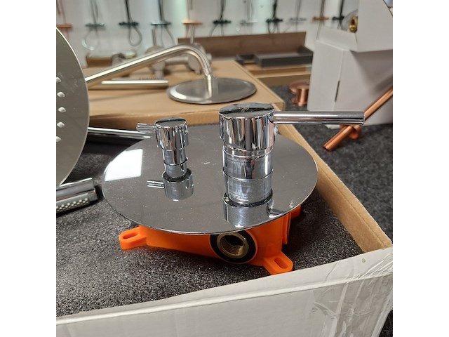 Regendoucheset, wd, inbouw, chroom - afbeelding 2 van  6