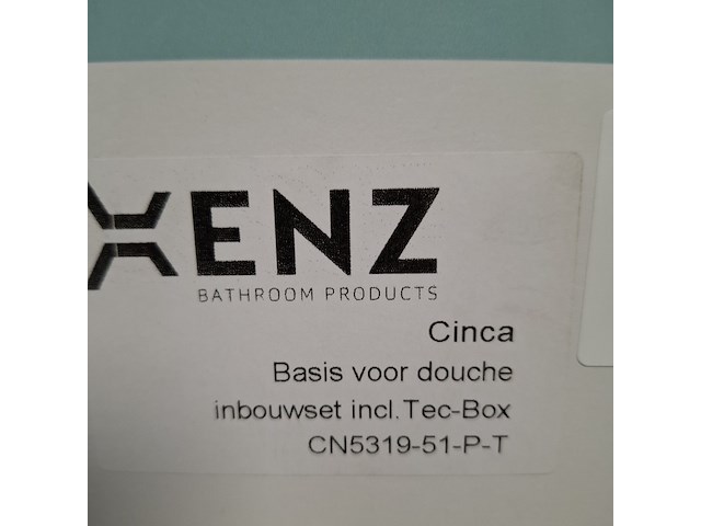 Regendoucheset xenz, cinca, chroom - afbeelding 2 van  2