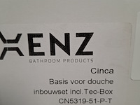 Regendoucheset xenz, cinca, chroom - afbeelding 2 van  2