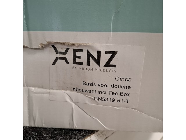 Regendoucheset xenz, cinca, chroom - afbeelding 2 van  2