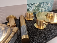 Regendoucheset, xenz, duero high flow, goud geborsteld - afbeelding 6 van  9