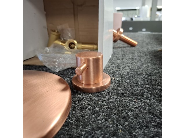 Regendoucheset, xenz, duero high flow, oud koper - afbeelding 7 van  9