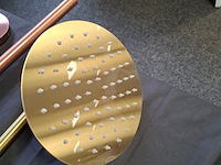 Regendoucheset xenz, duero highflow, goud geborsteld - afbeelding 3 van  6