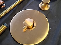 Regendoucheset xenz, duero highflow, goud geborsteld - afbeelding 4 van  6