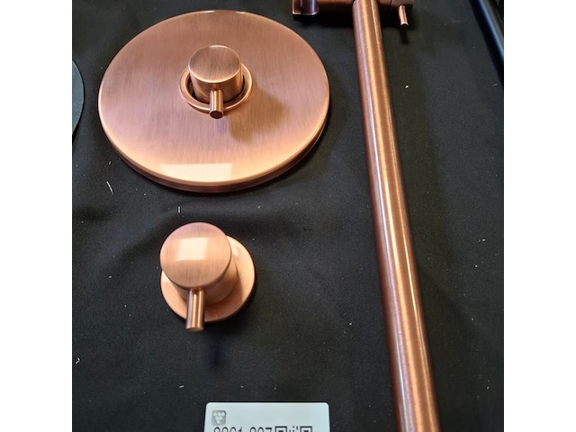 Regendoucheset xenz, duero highflow, oud koper - afbeelding 3 van  4