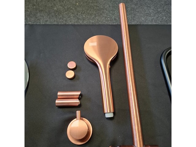 Regendoucheset xenz, duero highflow, oud koper - afbeelding 4 van  4