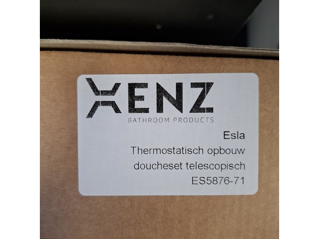Regendoucheset xenz, esla, graphite pvd - afbeelding 2 van  10