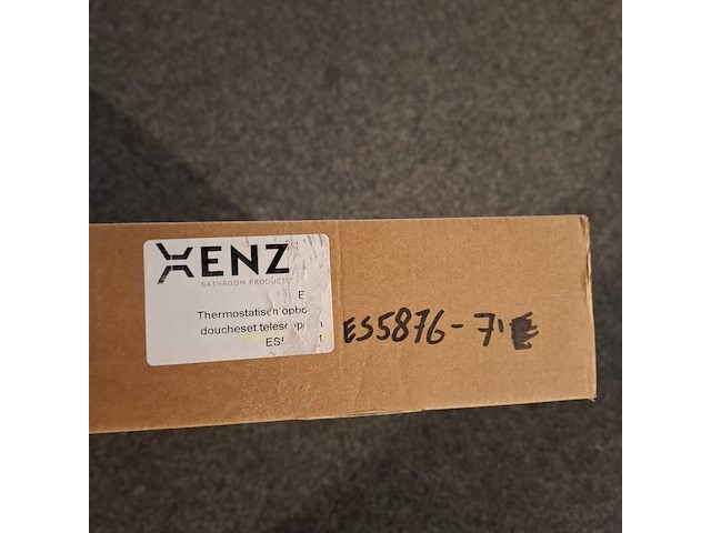 Regendoucheset xenz, esla, gun metal - afbeelding 2 van  10