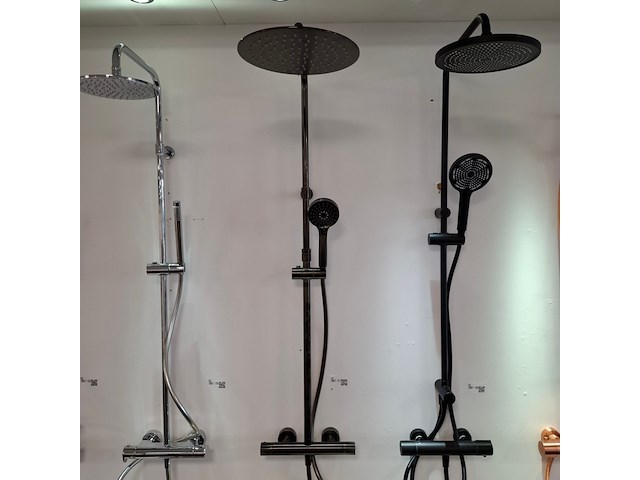 Regendoucheset xenz, esla, gun metal - afbeelding 1 van  10