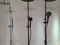 Regendoucheset xenz, esla, gun metal - afbeelding 1 van  10