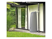 Regenton elegance grijs 400l + kraantje en vulautomaat - afbeelding 4 van  5