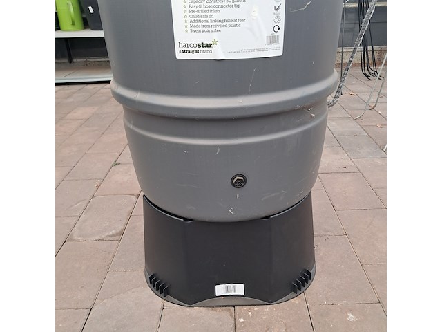 Regenton harcostar, water butt 227 - afbeelding 6 van  7