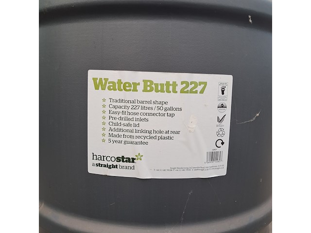 Regenton harcostar, water butt 227 - afbeelding 7 van  7