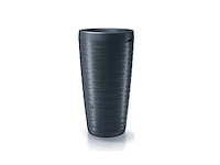 Regenton maze antraciet met plantenbak 240l - afbeelding 1 van  6