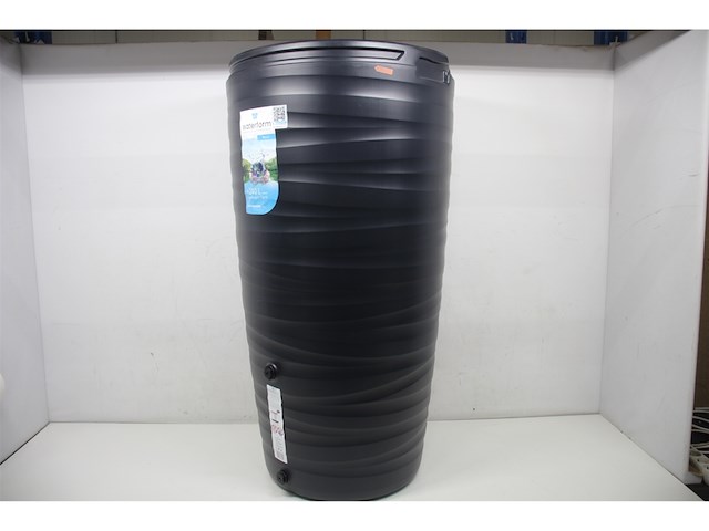 Regenton maze antraciet met plantenbak 240l - afbeelding 5 van  6