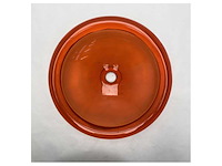 Regia gloss marine sink d400 mm x 120 mm - durable glossy red ice luc plastic basin for boats and yachts - afbeelding 1 van  1