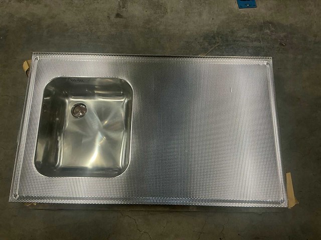 Reginox 102x60cm rvs blad wafel (2x) - afbeelding 1 van  6