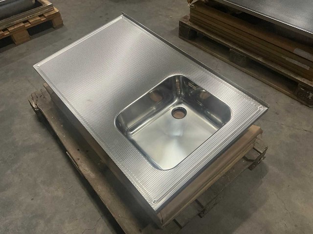 Reginox 102x60cm rvs blad wafel (2x) - afbeelding 1 van  3