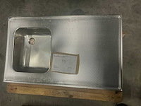 Reginox 102x60cm rvs blad wafel (2x) - afbeelding 2 van  3