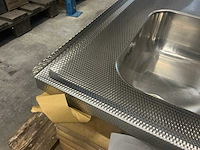 Reginox 102x60cm rvs blad wafel - afbeelding 4 van  5