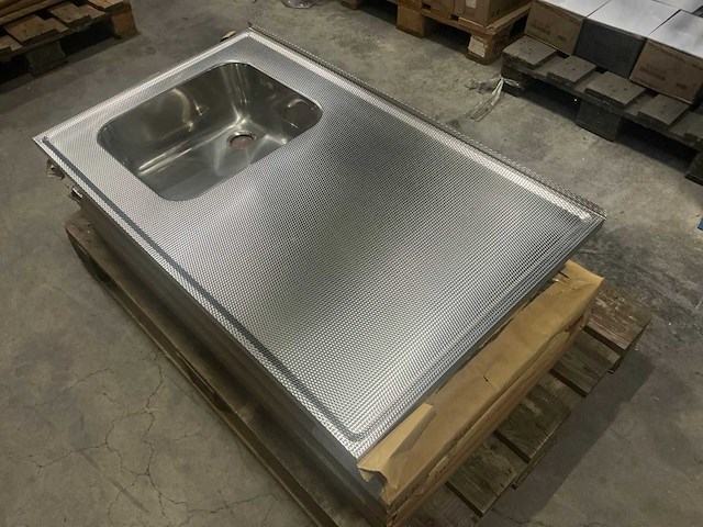 Reginox 102x60cm rvs blad wafel - afbeelding 1 van  3