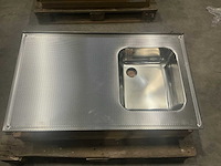 Reginox 102x60cm rvs blad wafel - afbeelding 1 van  3