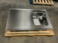 Reginox 102x60cm rvs blad wafel - afbeelding 1 van  4