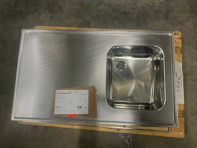 Reginox 102x60cm rvs blad wafel - afbeelding 2 van  4