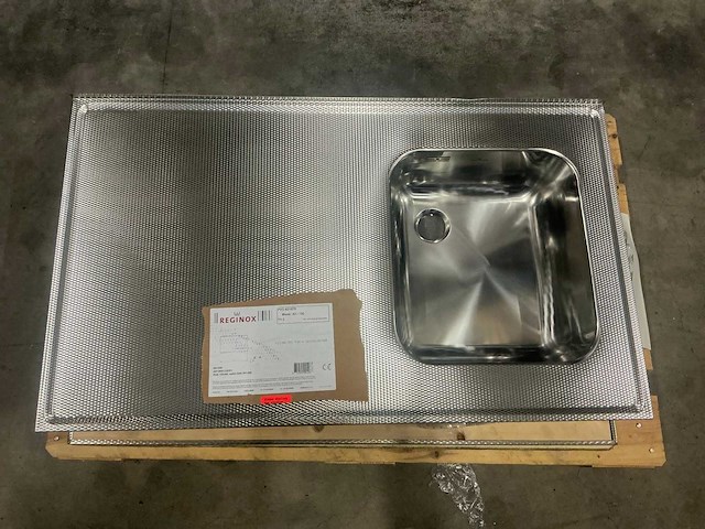 Reginox 102x60cm rvs blad wafel - afbeelding 3 van  4