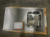 Reginox 102x60cm rvs blad wafel - afbeelding 1 van  4