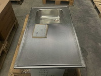 Reginox 102x60cm rvs blad wafel - afbeelding 3 van  3