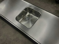 Reginox 151,5x60cm rvs oak blad wafel - afbeelding 2 van  2